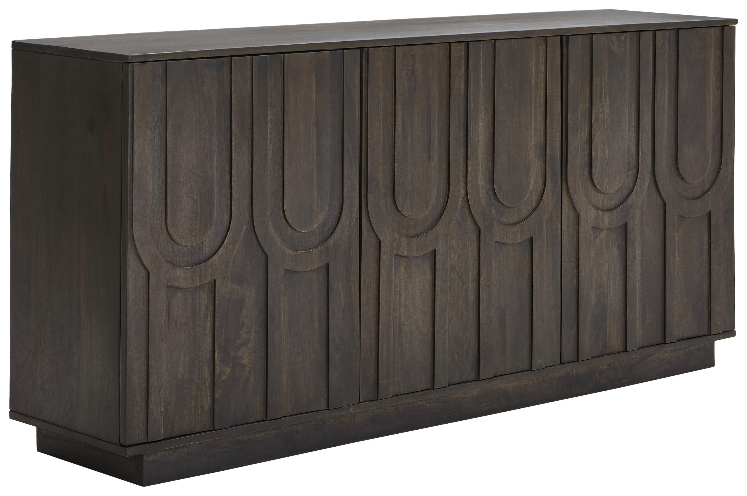 Livetastic Sideboard Dunkelbraun 170x80x40 cm
