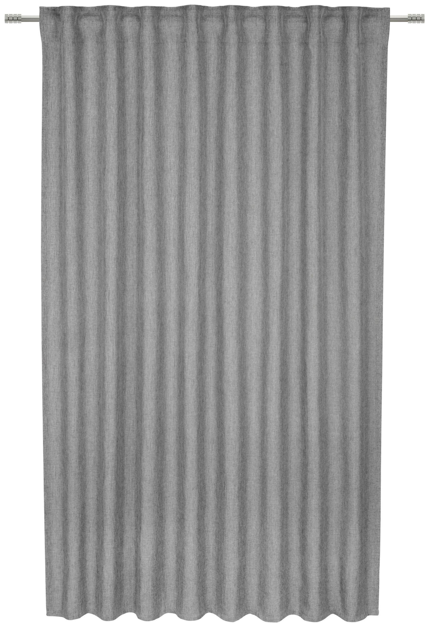 HOTOVÝ ZÁVĚS, 135/175 cm - antracitová, Basics, textil (135/175cm) - Boxxx