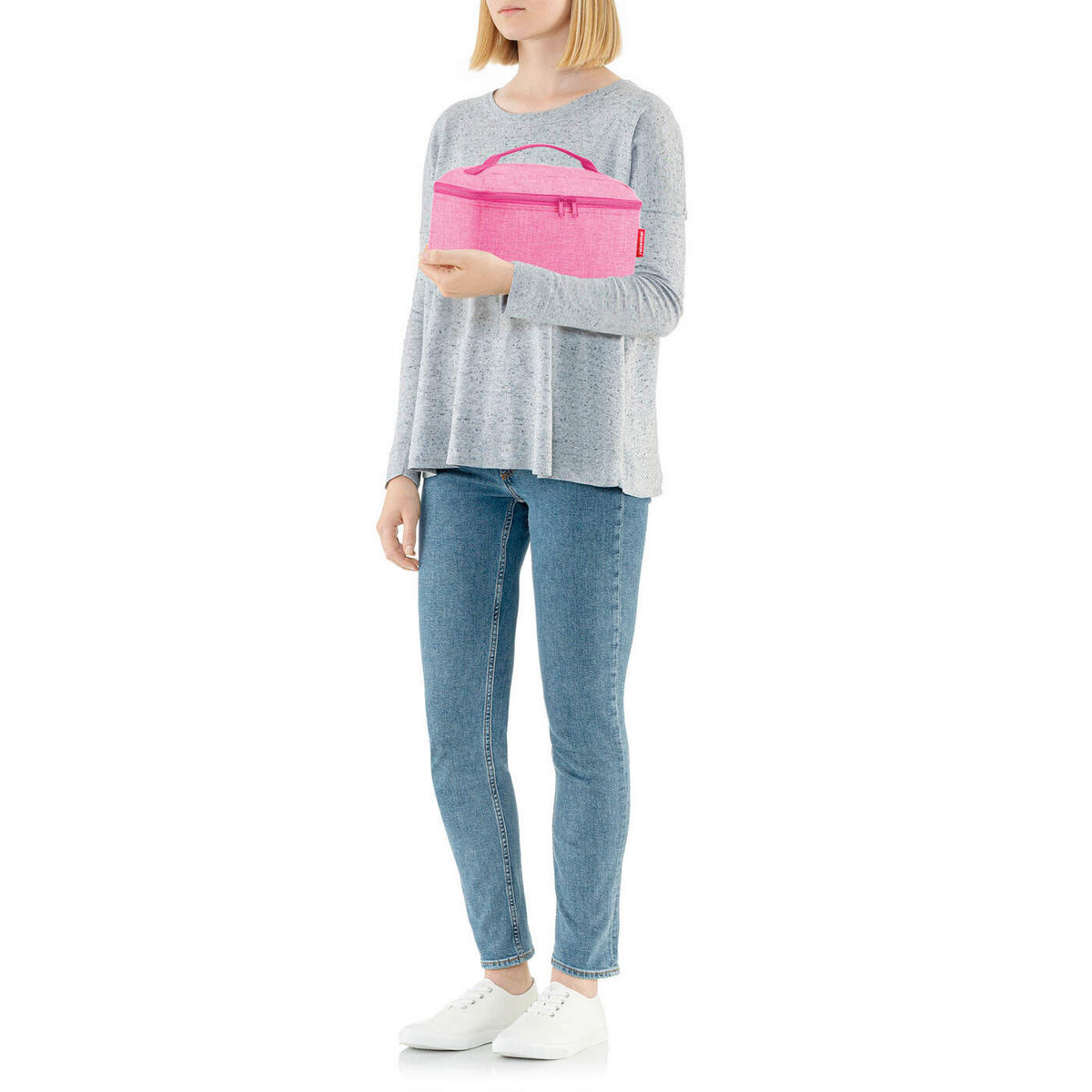 KOSMETIKTASCHE  - Pink, Basics, Textil (27/18/17cm) - Reisenthel