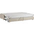 SCHLAFSOFA Beige - Chromfarben/Beige, Design, Textil/Metall (212/84/100cm) - BALI