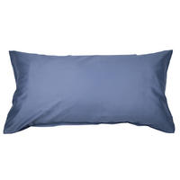 KOPFKISSENBEZUG Giacomo Makosatin  - Blau, Basics, Textil (40/80cm) - Janine