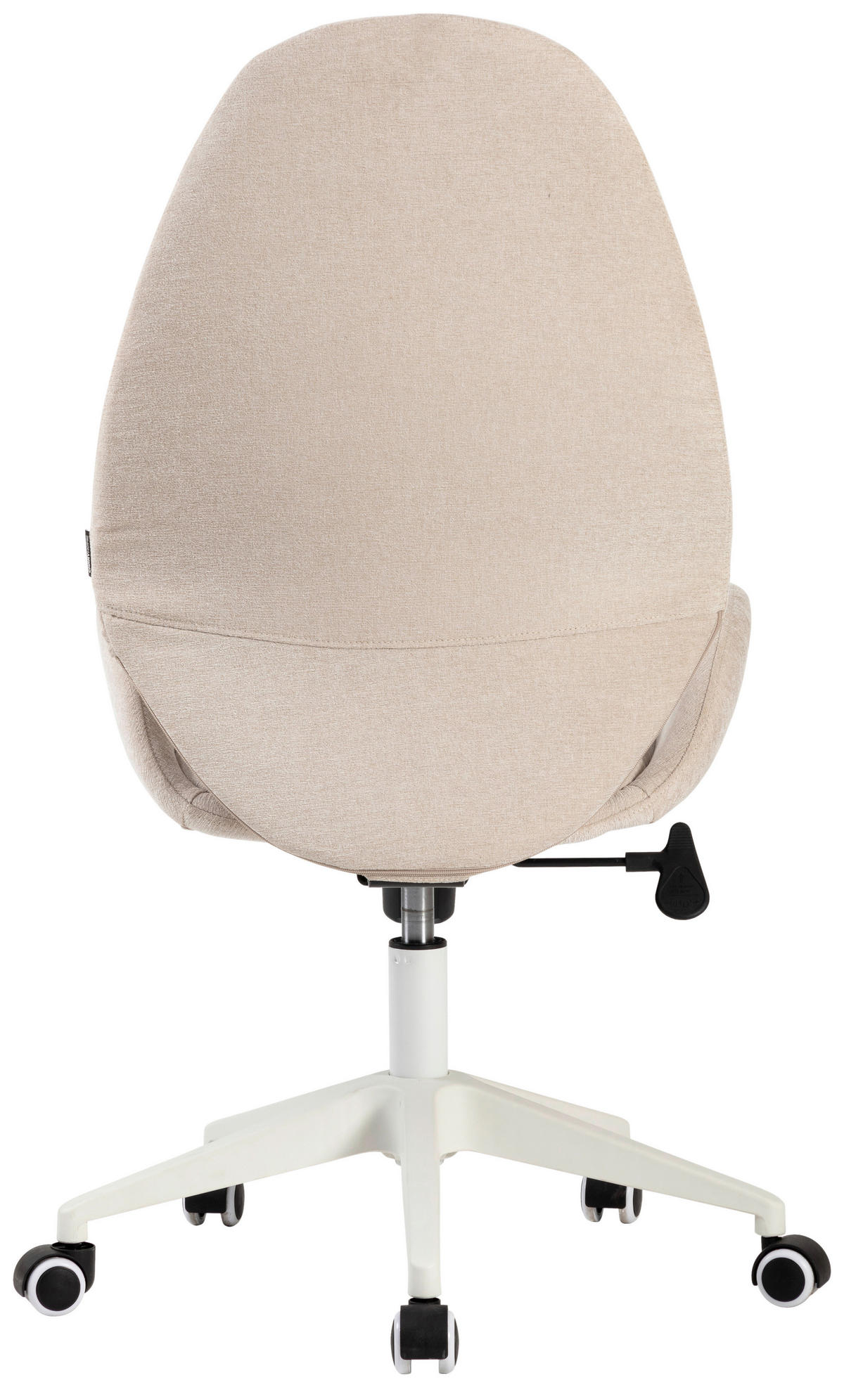 DREHSTUHL  in Webstoff Beige  - Weiss/Beige, Modern, Kunststoff/Textil (56/105-115/57cm) - Carryhome