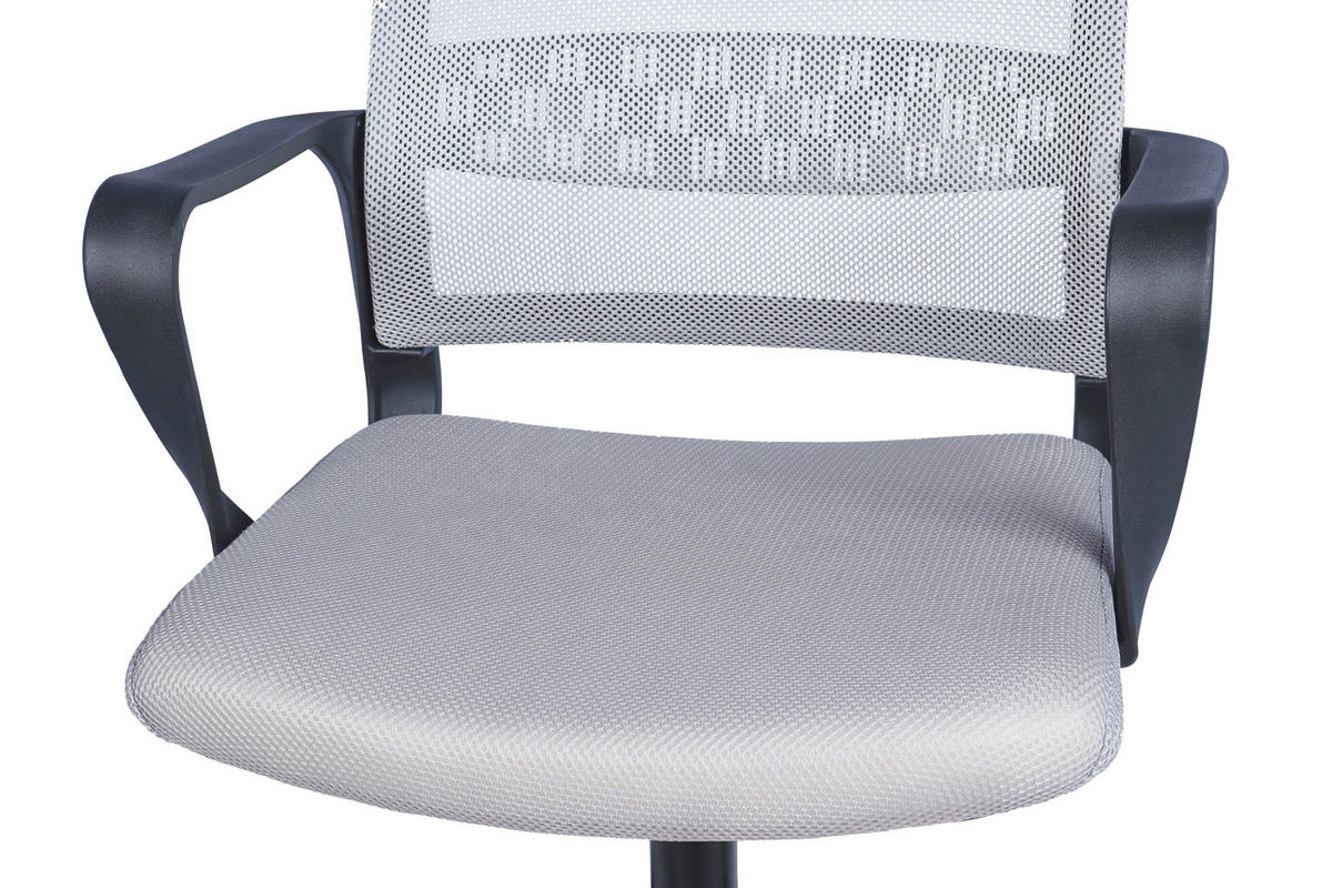 SNURRSTOL  i nätklädsel grå, svart  - svart/grå, Design, trä/textil (54/91/101/60cm) - Carryhome