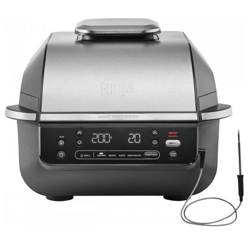 HEIßLUFTFRITTEUSE NINJA 5,7 L  - Grau Hochglanz/Anthrazit, Basics, Keramik (35,5/28/43cm)