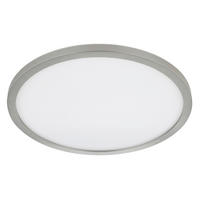 LED PLAFONJERA ZA KUPATILA - boja nikla/bela, Konvencionalno, plastika (29,4/2,5cm)