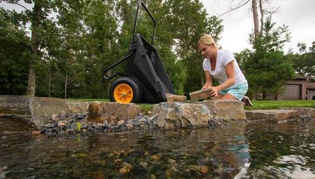 GARTENKARRE - Schwarz, Basics, Kunststoff (71/74/127cm)