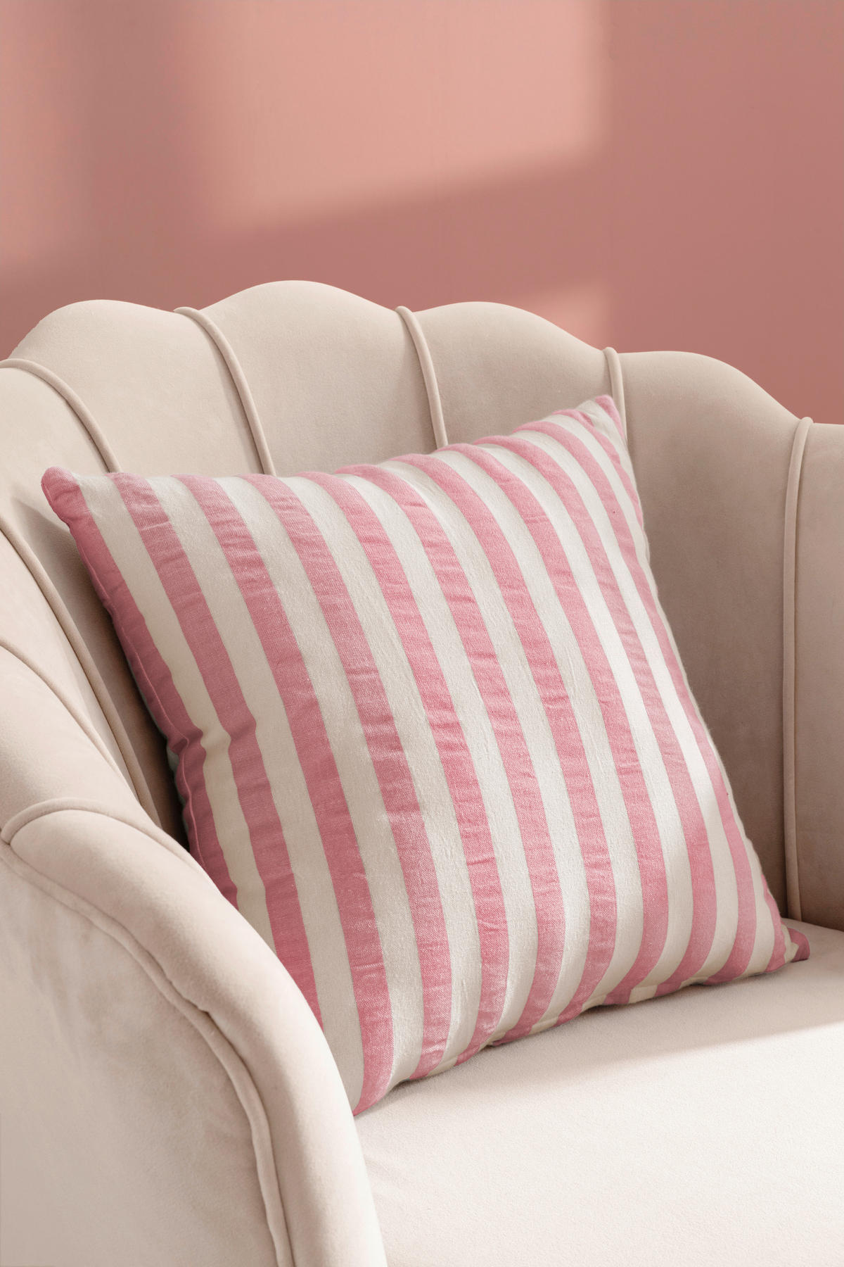 ZIERKISSEN  45/45 cm   - Weiß/Hellblau, Design, Textil (45/45cm) - Esposa