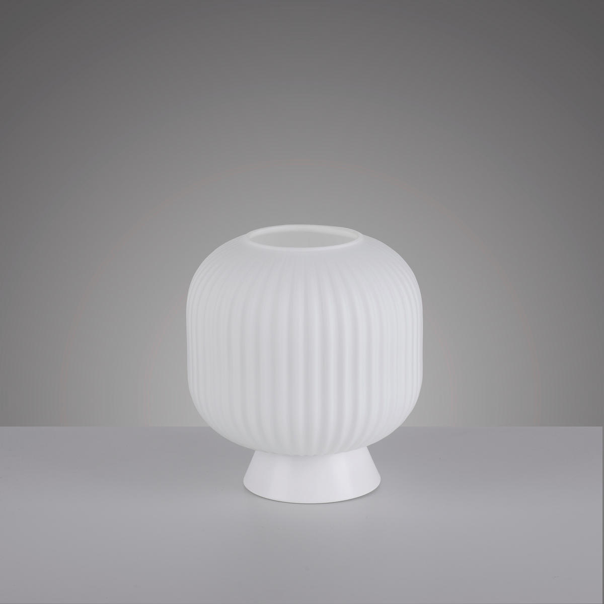 LED-TISCHLEUCHTE 20/20/22 cm   - Weiß, KONVENTIONELL, Glas/Kunststoff (20/20/22cm) - Schöner Wohnen