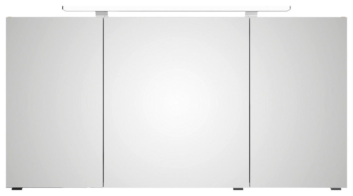 BADEZIMMER 3-teilig  in 144 cm  - Eichefarben/Schwarz, MODERN, Glas/Keramik (144cm) - Sadena