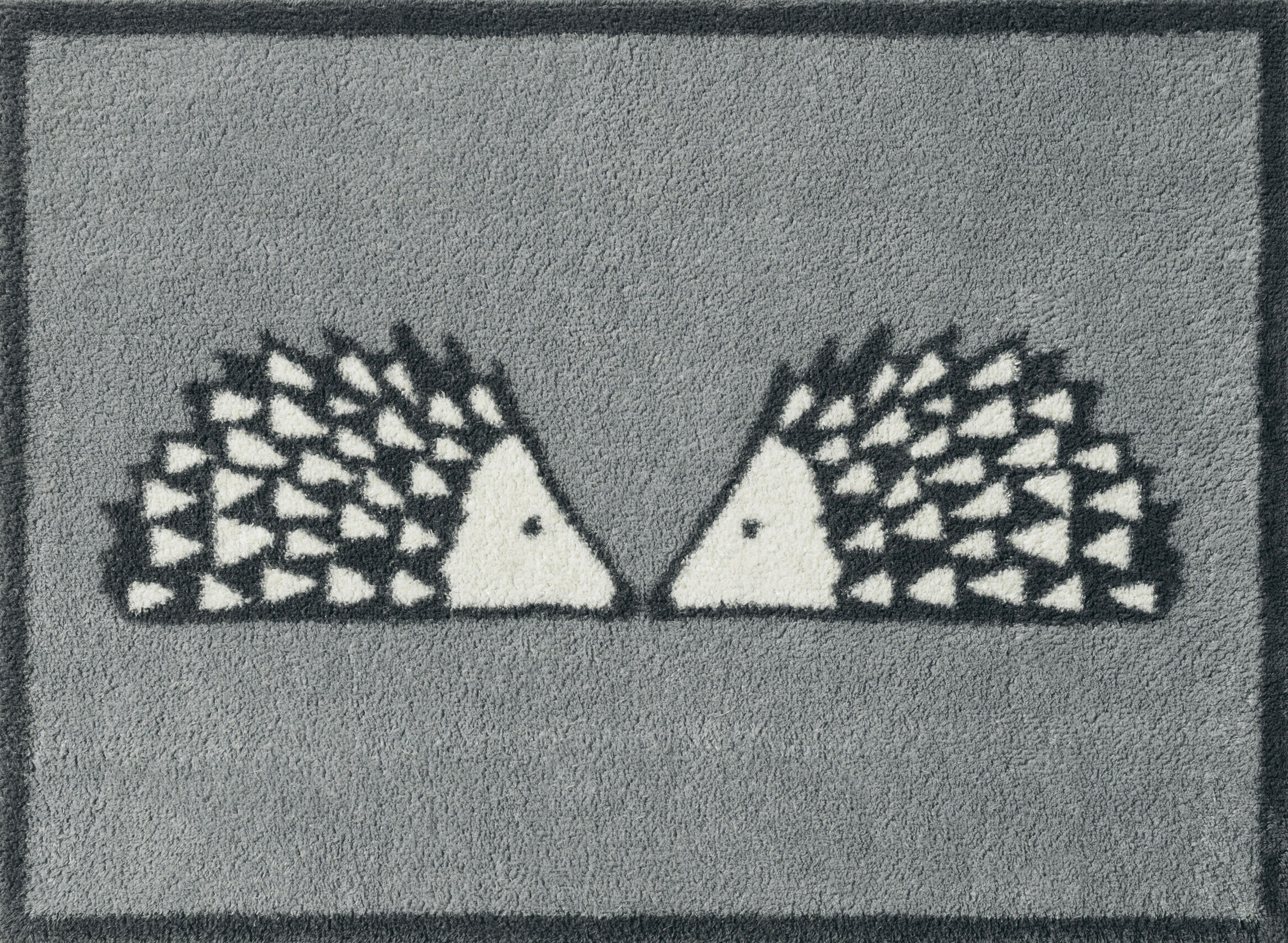 FUßMATTE  60/85 cm  Grau  - Grau, Design, Kunststoff/Textil (60/85cm) - wash+dry