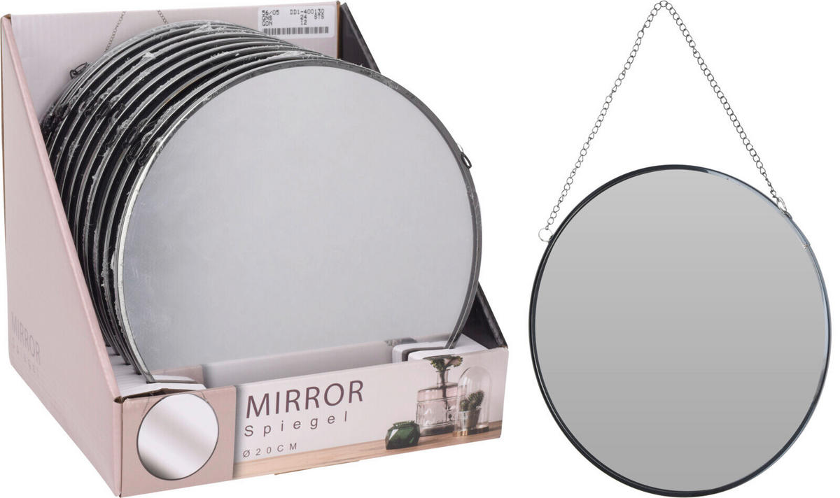 OGLEDALO      - Osnovno, staklo/metal (20/0,7cm)