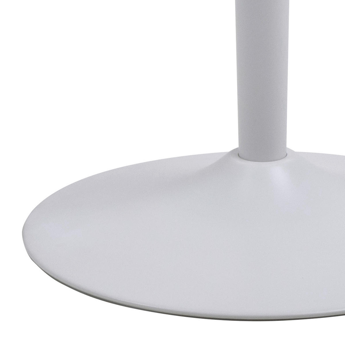 BARTISCH in Metall, Keramik 80/80/105 cm   - Weiss, Basics, Keramik/Metall (80/80/105cm) - MID.YOU