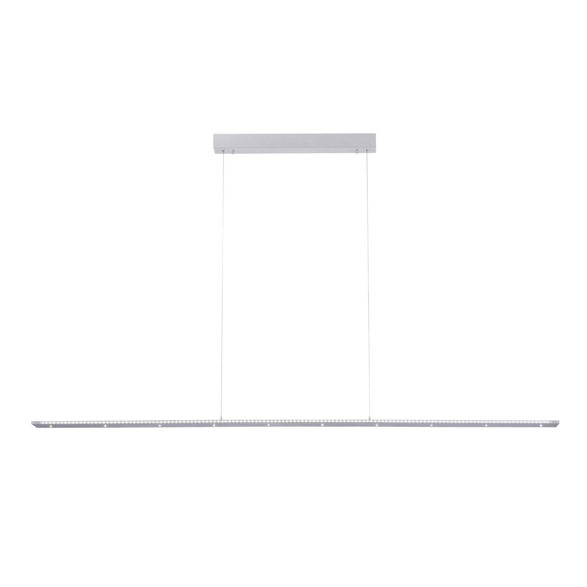LED-HÄNGELEUCHTE PURE-COSMO 140/8/200 cm   - Alufarben, Design, Kunststoff/Metall (140/8/200cm)