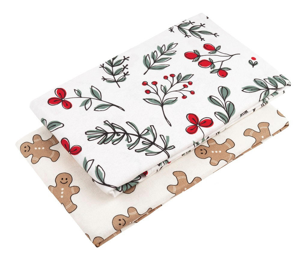 TISCHLÄUFER Textil Grün, Rot 45/150 cm  - Rot/Grün, Basics, Textil (45/150cm) - X-Mas