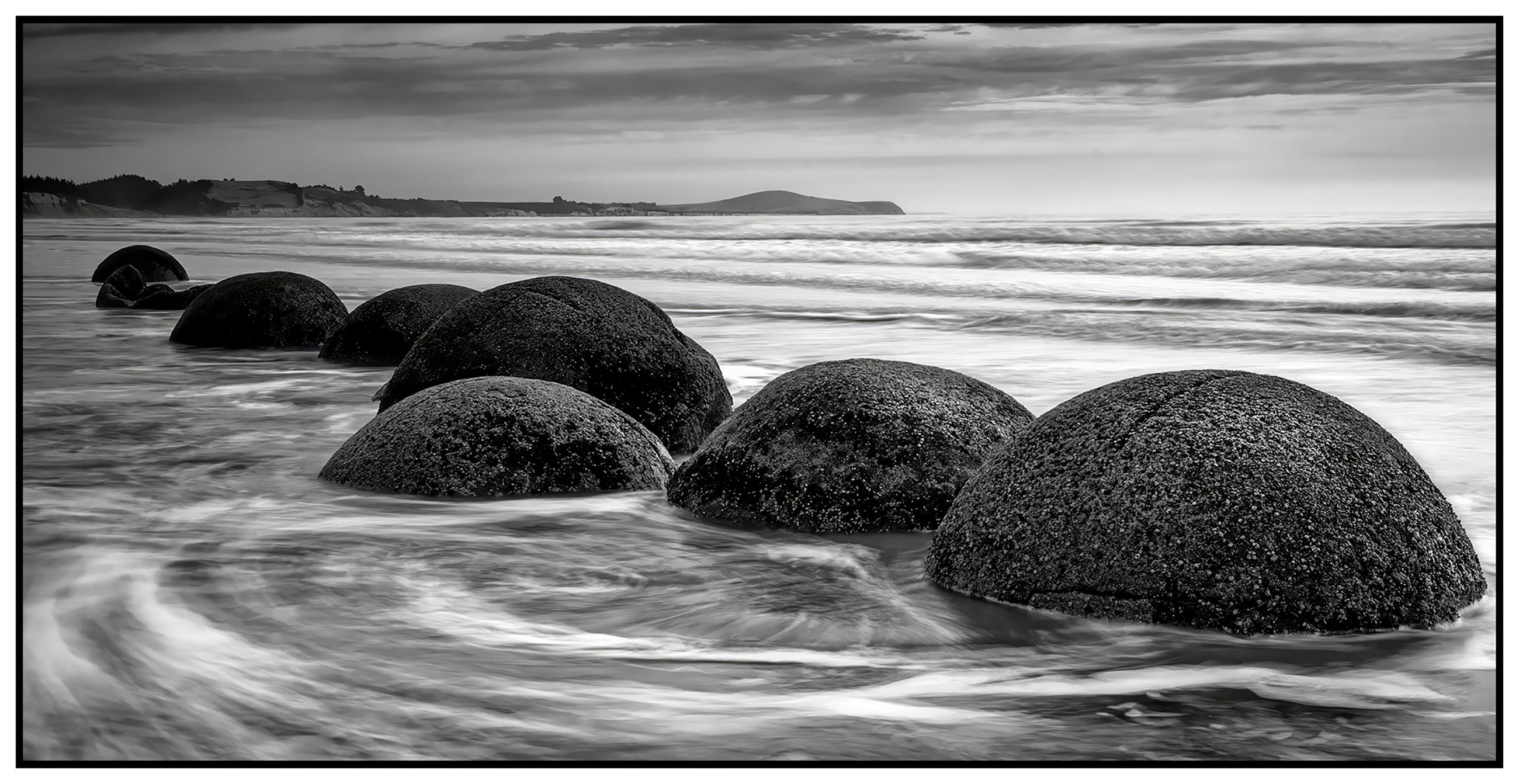 GLASBILD 140/70 cm  - Multicolor/Schwarz, Natur, Glas/Holzwerkstoff (140/70cm) - Monee