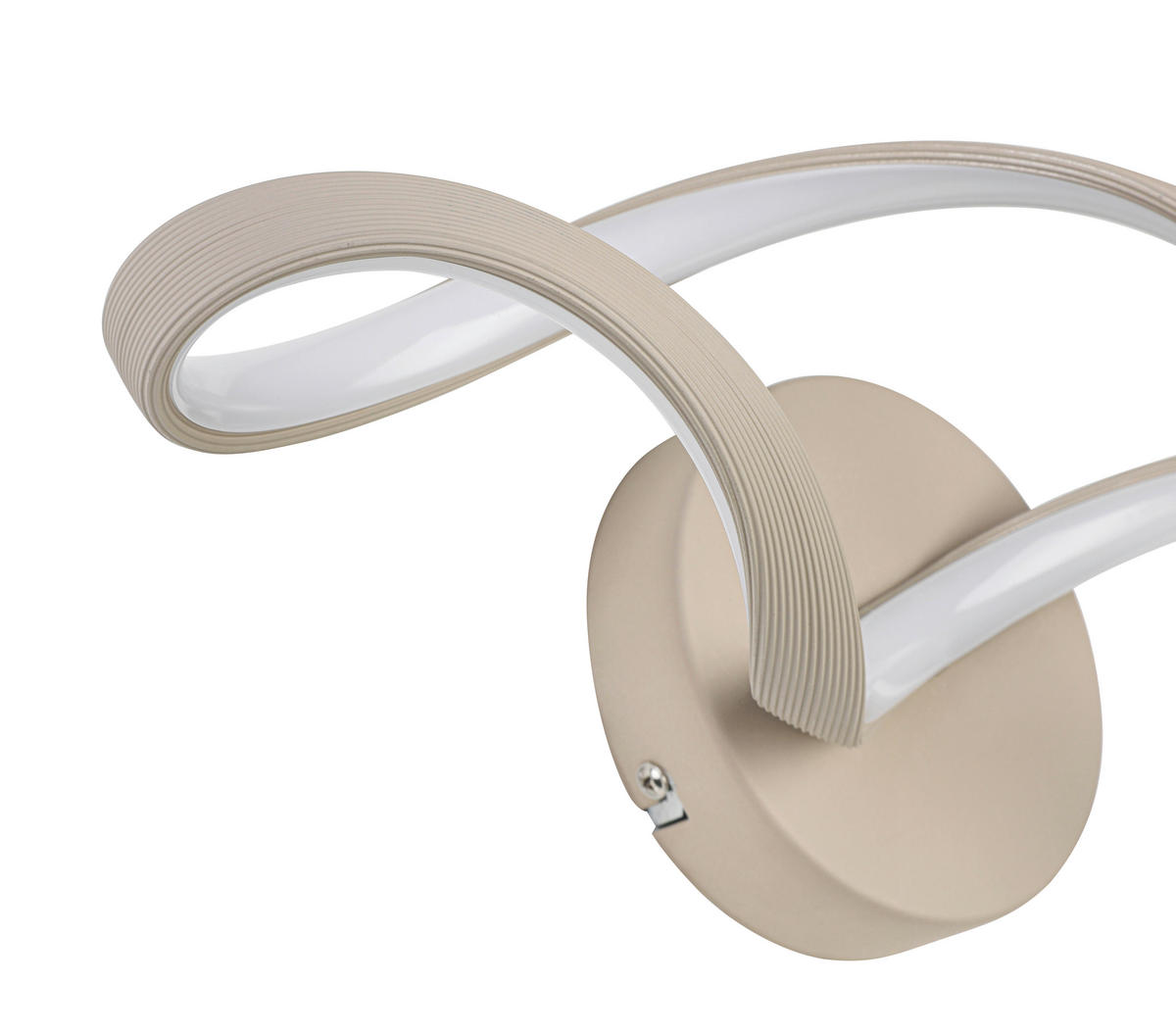 DECKENLEUCHTE 40/14/12 cm   - Sandfarben, Trend, Kunststoff/Metall (40/14/12cm) - Collet's Monde