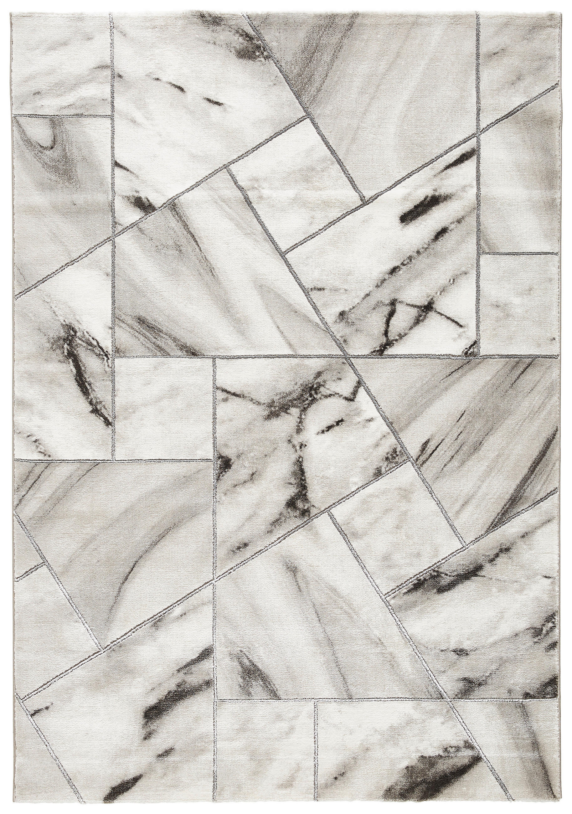 TKANA PREPROGA Marble 160/230 cm tkano svetlo siva - svetlo siva, Design, tekstil (160/230cm) - Novel