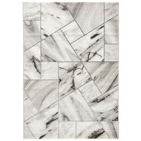 WEBTEPPICH 80/150 cm Marble  - Hellgrau, Design, Textil (80/150cm) - Novel