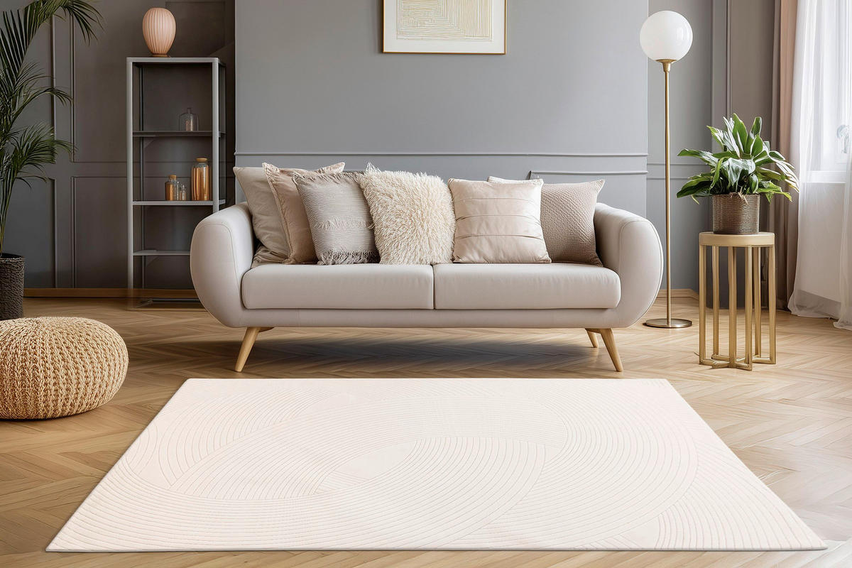 WEBTEPPICH 200/290 cm Batucci Elfenbein  - Elfenbein, Design, Textil (200/290cm) - Batucci