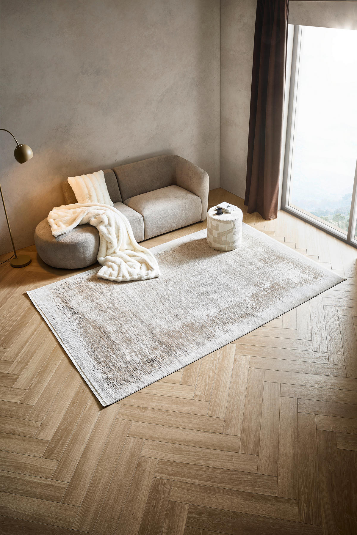 VINTAGEMATTA 200/290 cm  - beige, Design, textil (200/290cm) - Dieter Knoll