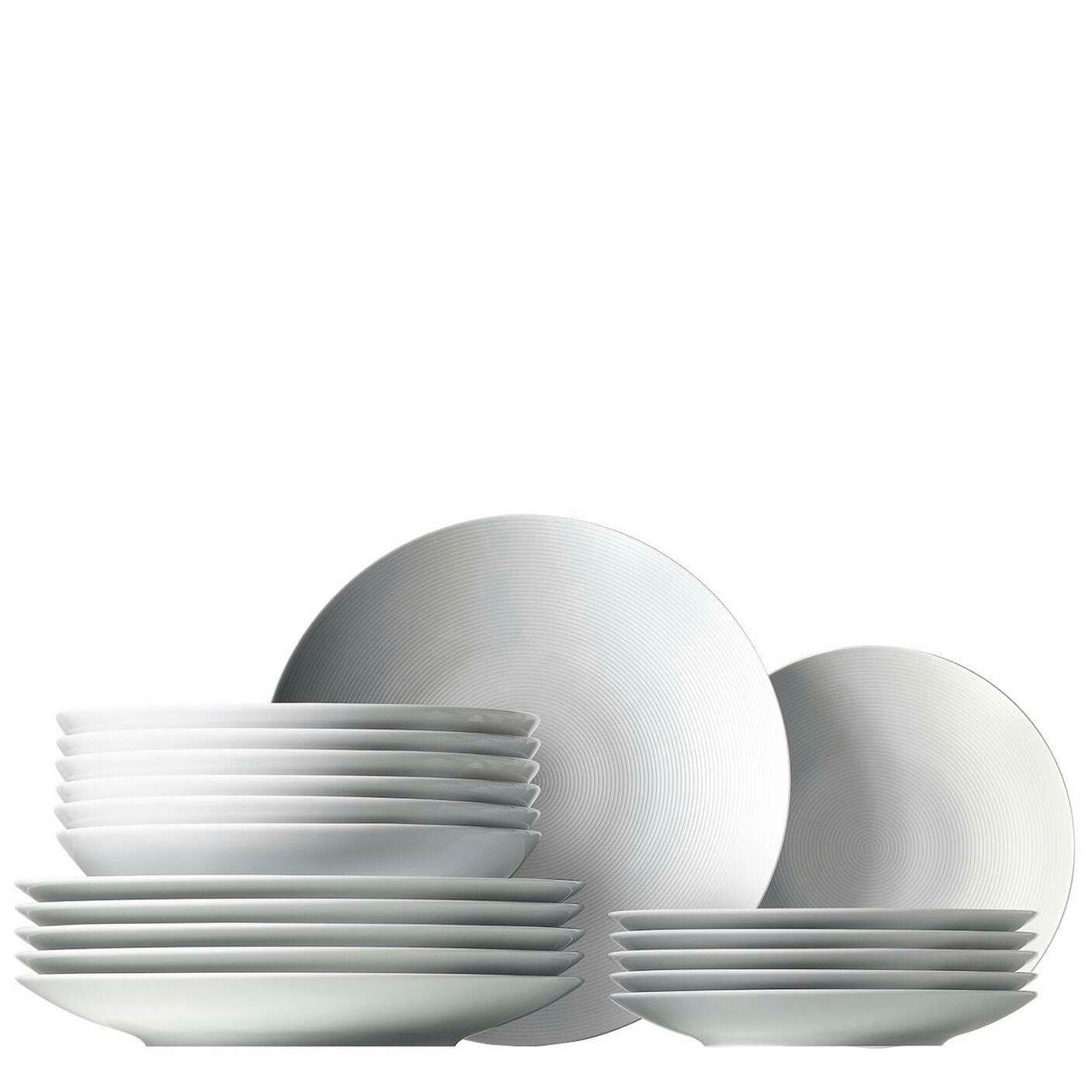 SERVIS ZA RUČAVANJE 18/1  Loft     18 delova  - bela, Osnovno, keramika - Thomas