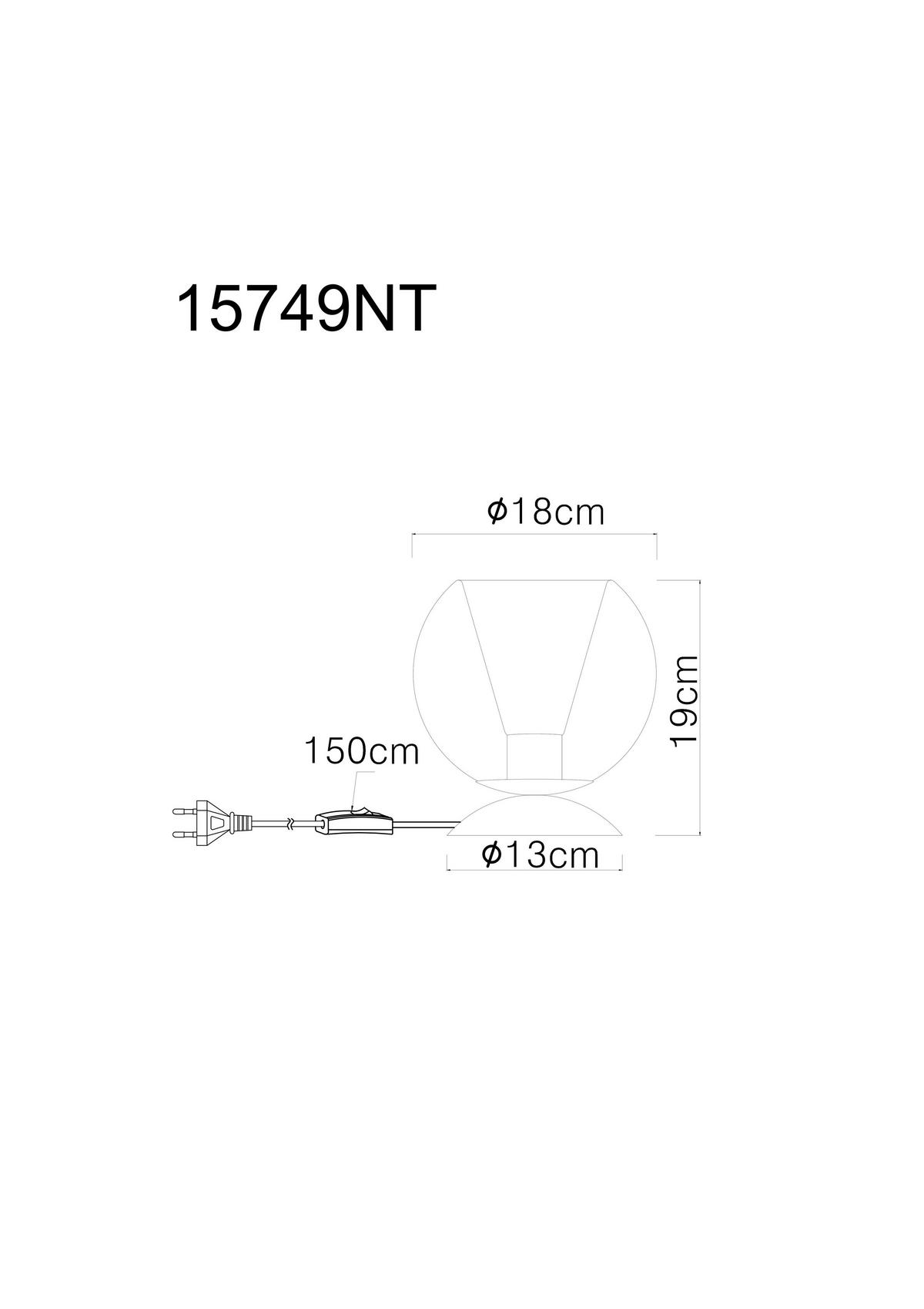 STOLNÍ LAMPA, 18/19 cm  - Basics (18/19cm) - Globo