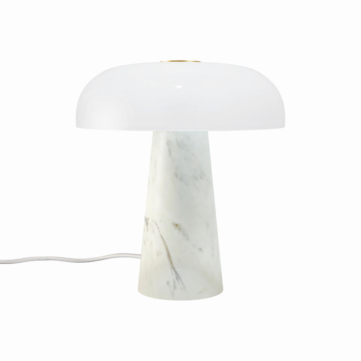 TISCHLEUCHTE 22,3/24,3 cm   - Weiß, Design, Glas/Stein (22,3/24,3cm) - Nordlux