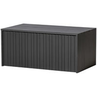 SITZBANK 88/40/50 cm Schwarz Kiefer massiv  - Schwarz, Design, Holz (88/40/50cm) - Livetastic