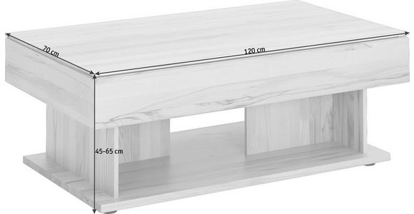 COUCHTISCH in Holz 120/70/45-65 cm - Buchefarben, KONVENTIONELL, Holz (120/70/45-65cm) - Valnatura