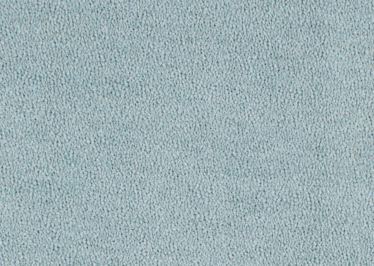 ECKSOFA in Mikrofaser Pastellblau  - Pastellblau/Schwarz, Design, Textil/Metall (290/198cm) - Xora