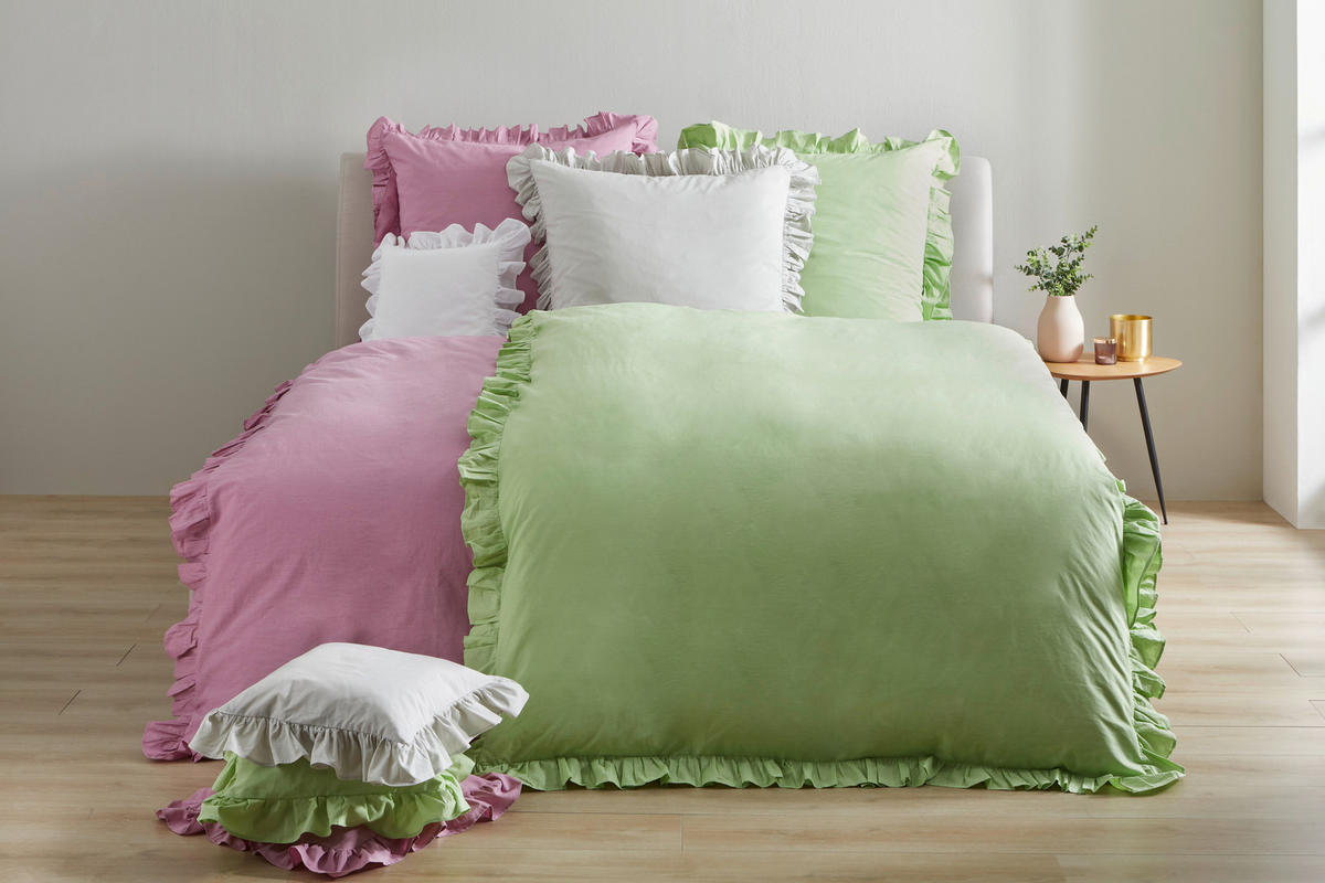 BETTWÄSCHE Renforcé 135/200 cm  - Grün, LIFESTYLE, Textil (135/200cm) - Bio:Vio