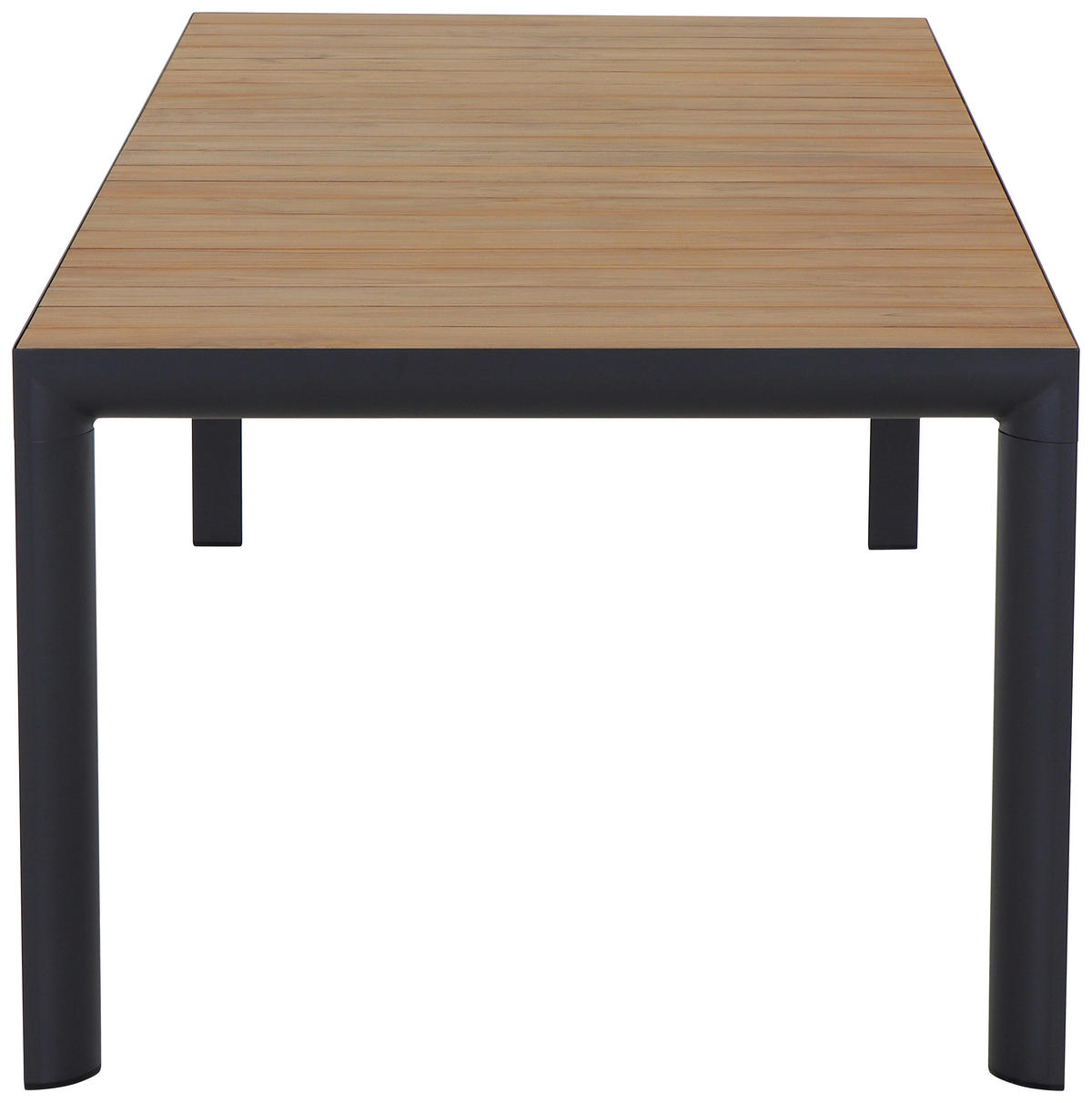 GARTENTISCH 220/100/74 cm Metall rechteckig  - Anthrazit/Teakfarben, Basics, Holz/Metall (220/100/74cm) - Siena Garden