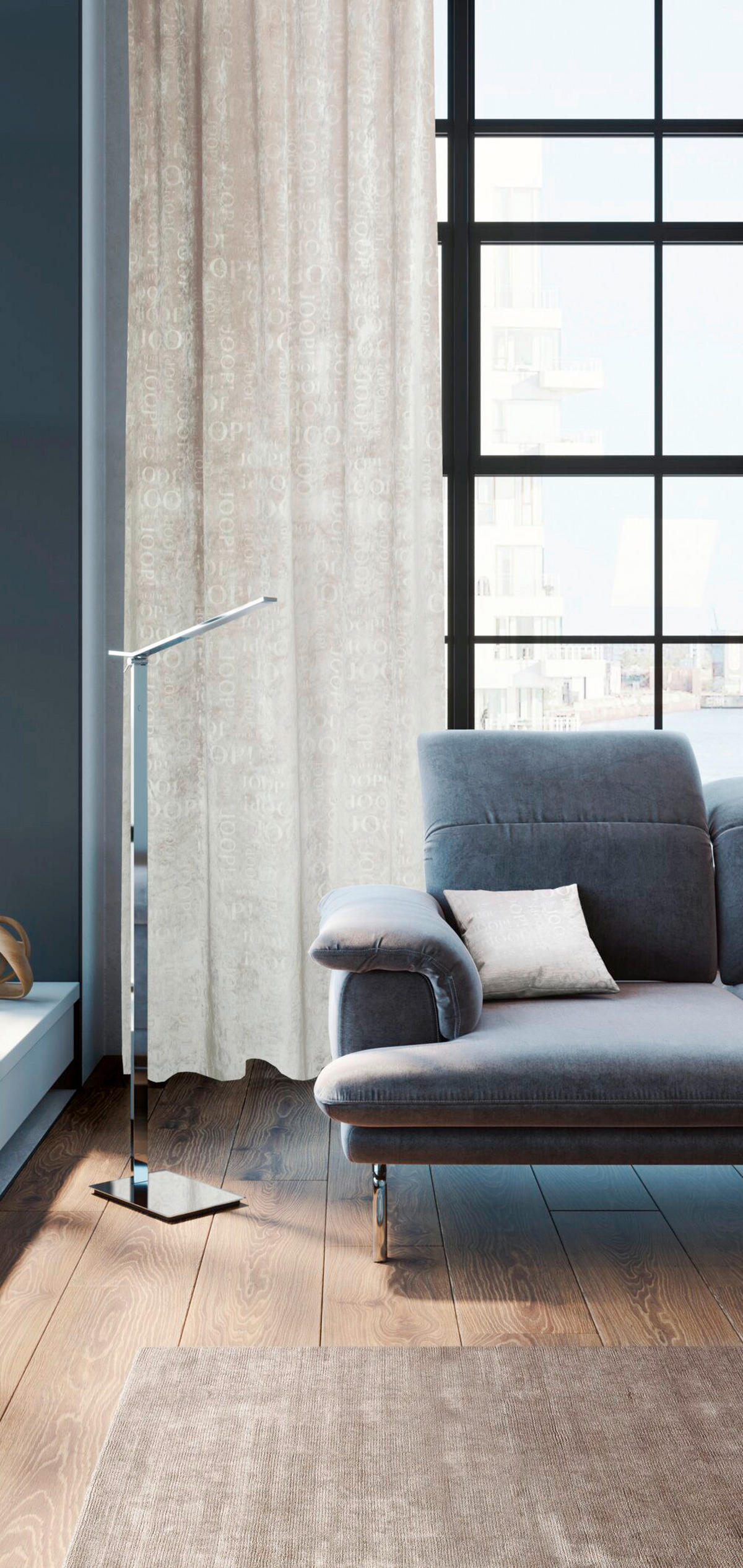 FERTIGVORHANG blickdicht  - Beige, Design, Textil (130/250cm) - Joop!