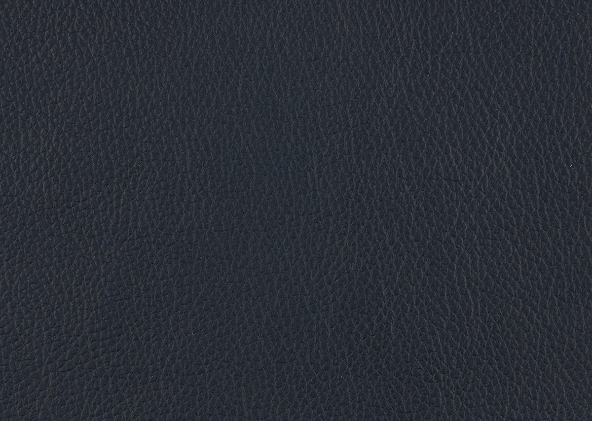 ECKSOFA  in Echtleder Dunkelblau  235/248 cm  - Alufarben/Dunkelblau, Design, Leder/Metall (235/248cm) - Beldomo Premium