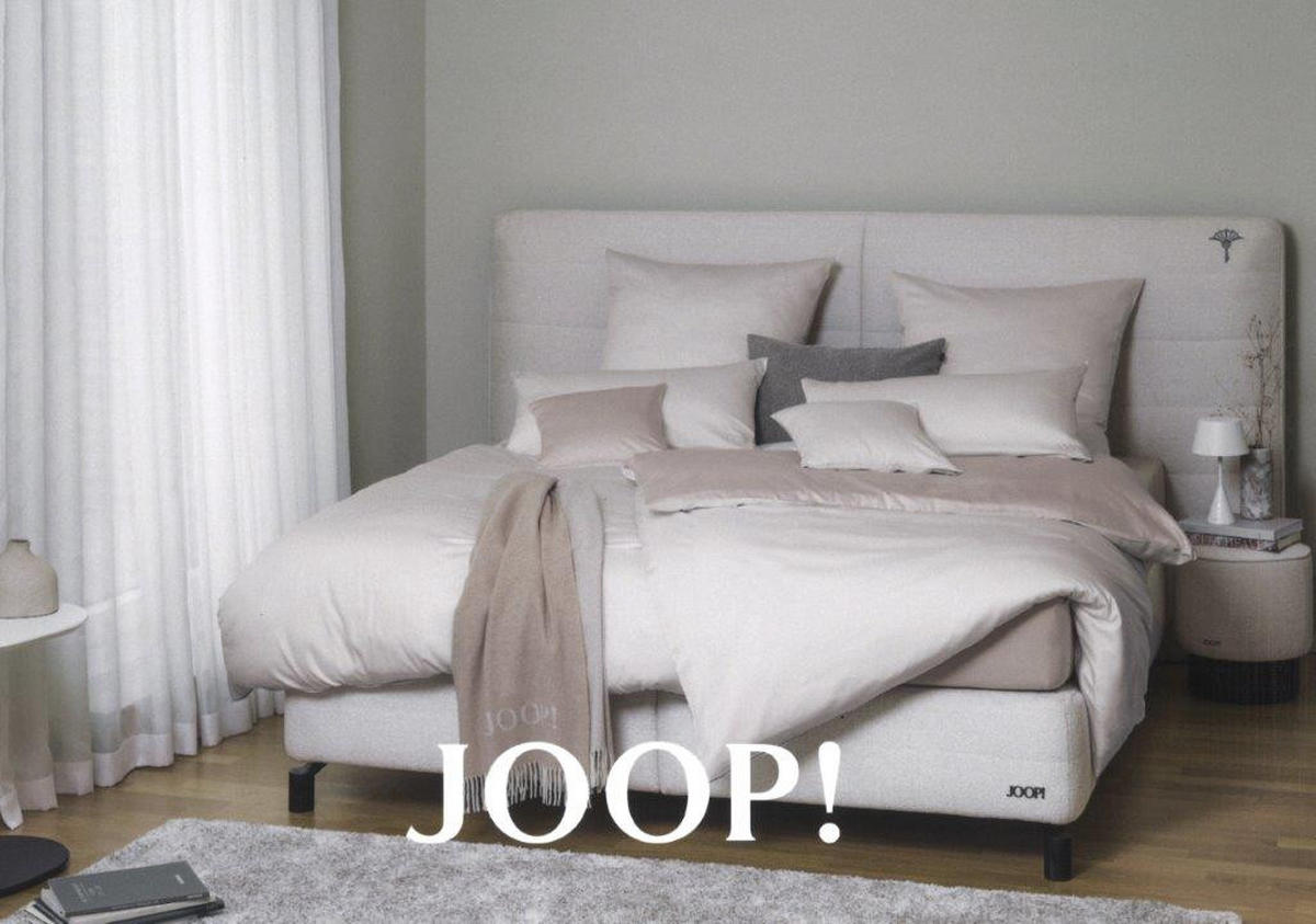 POSTELJINA 240/220 cm  MICRO PATTERN  - krem, Konvencionalno, tekstil (240/220cm) - Joop!