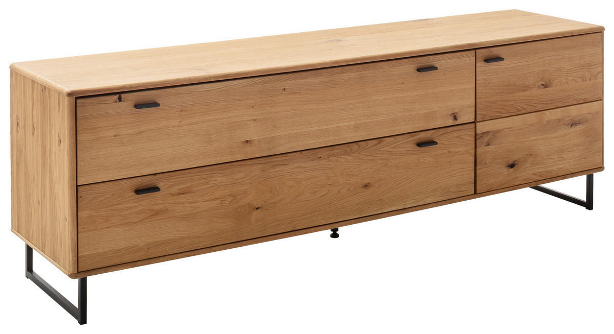 TV-BÄNK  i 209/68/50 cm  - skogsek/antracit, Design, metall/trämaterial (209/68/50cm) - MID.YOU