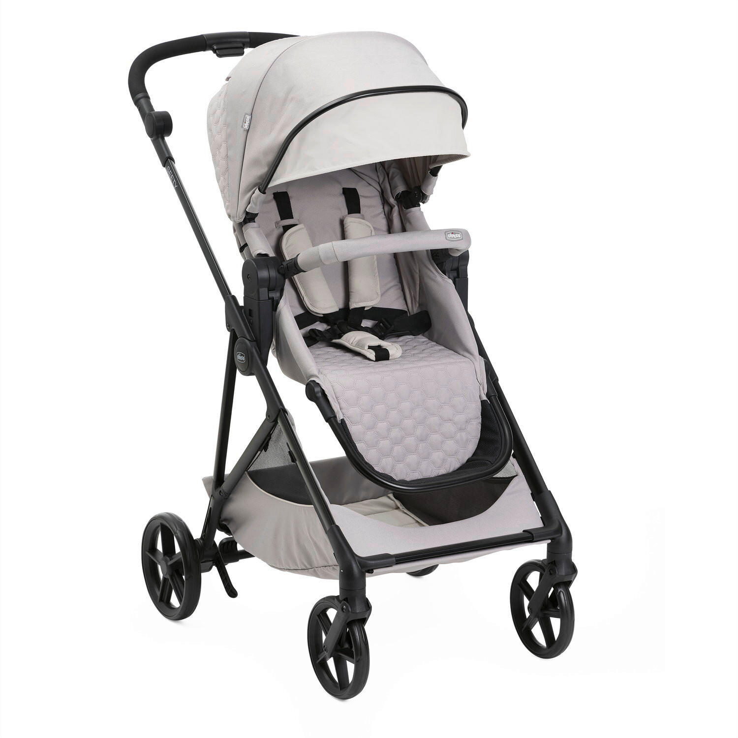 BUGGY SEETY  - Beige/Schwarz, Basics, Textil/Metall (55/73/99-110cm) - Chicco