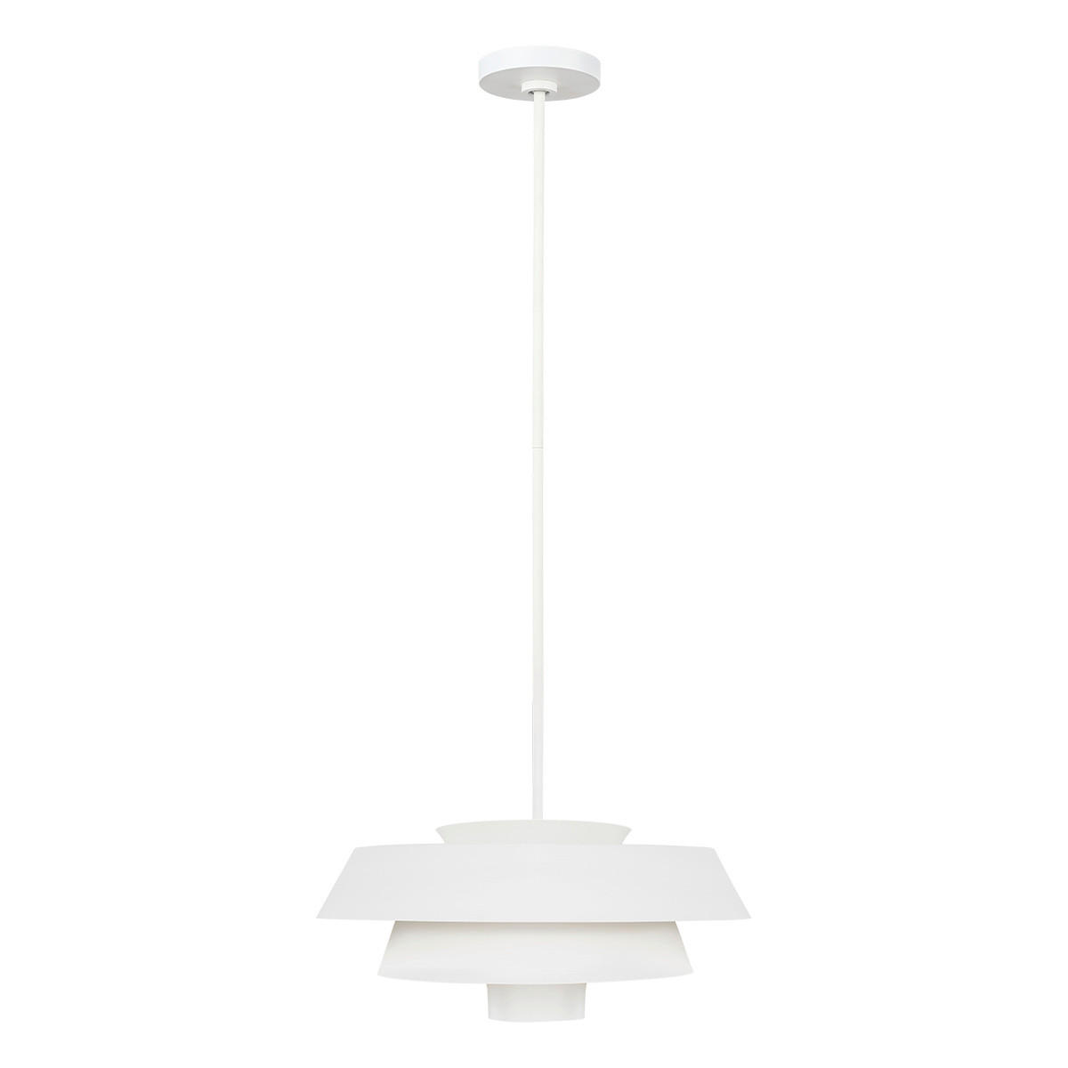 HÄNGLAMPA Elstead Brisbin 45.7/39.7  cm  - vit, Design, metall (45.7/39.7 cm) - Elstead Lighting