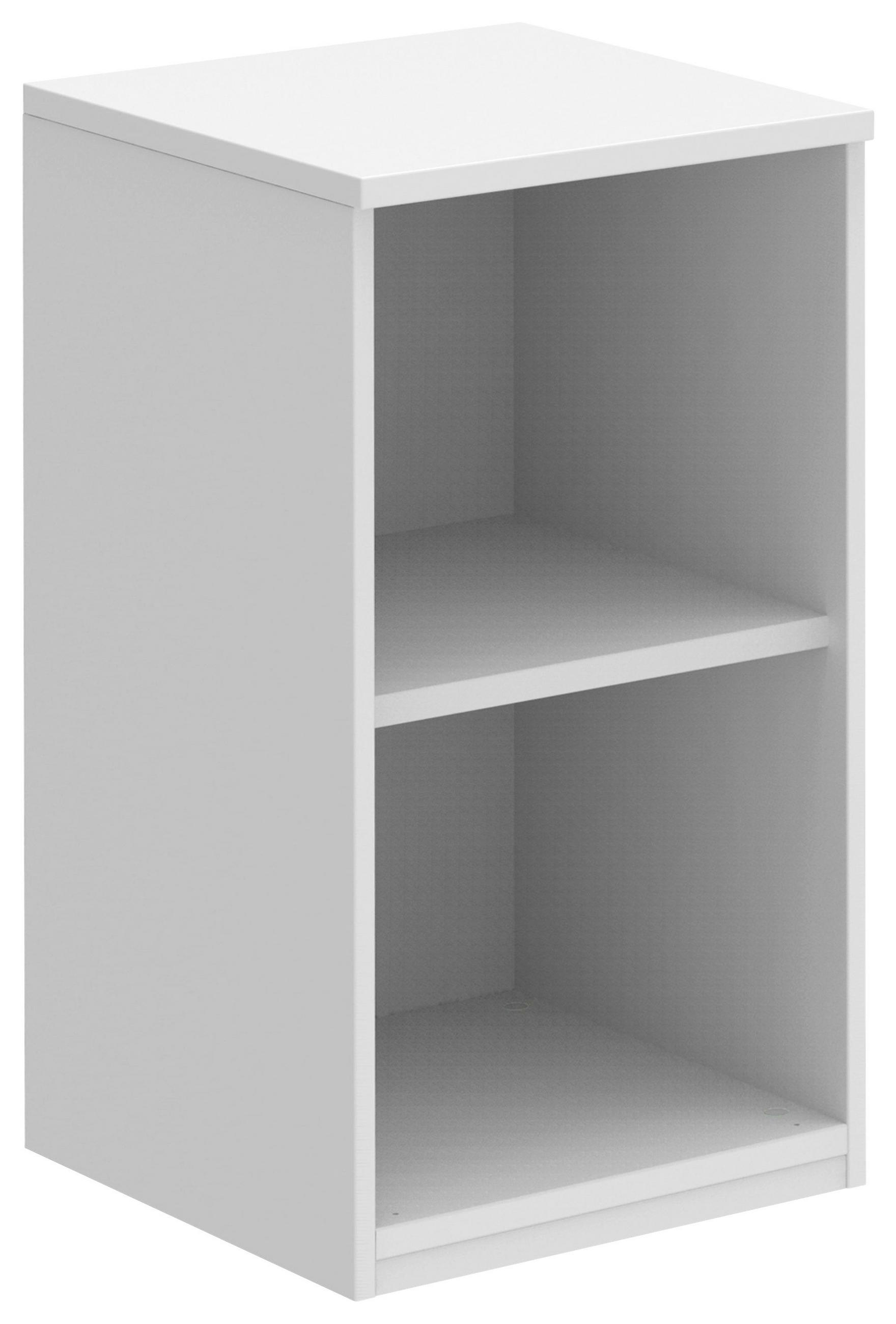 AKTENREGAL Weiß - Weiß, KONVENTIONELL, Holzwerkstoff (40/76,5/43cm) - Moderano