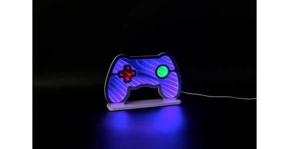 LED-DEKOLEUCHTE 24/23/23 cm  - Weiß, Design, Kunststoff/Metall (24/23/23cm) - Novel