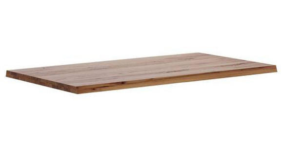 TISCHPLATTE Eiche massiv Eichefarben - Eichefarben, Design, Holz (180/90/6cm) - Waldwelt