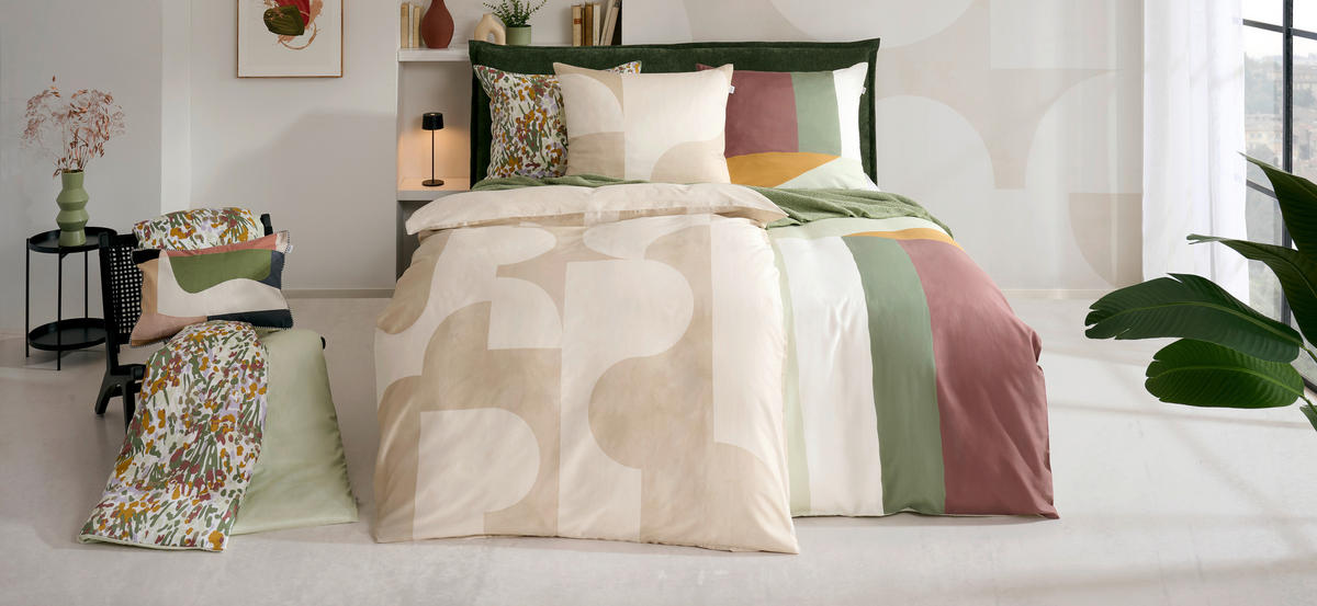 LIZENZBETTWÄSCHE 140/200 cm  - Beige/Creme, Basics, Textil (140/200cm) - Schöner Wohnen