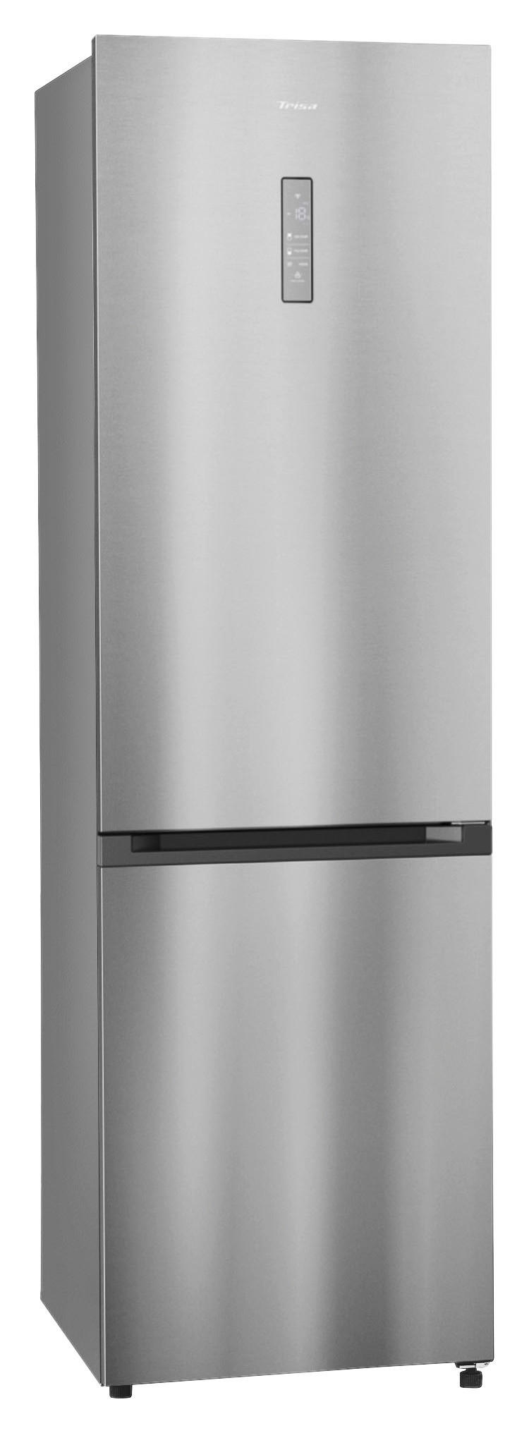 KÜHL-GEFRIER-KOMBINATION 7800.7512  - Edelstahlfarben, KONVENTIONELL, Metall (66/59,5/201,8cm) - Trisa Electronics