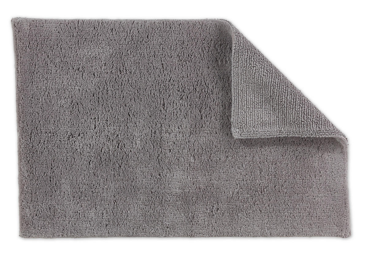BADTEPPICH Hellgrau 40/60 cm  - Hellgrau, Basics, Textil (40/60cm) - Schöner Wohnen