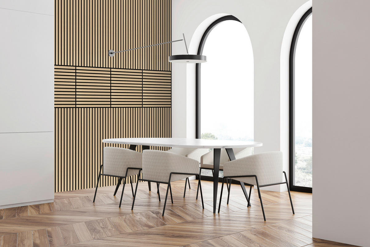 AKUSTIČNI PANEL  Modular Wall System     52/52 cm      - barve hrasta, Design, leseni material (52/52cm) - MID.YOU