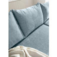ECKSOFA Blau Flachgewebe  - Blau/Buchefarben, KONVENTIONELL, Holz/Textil (230/144cm) - Carryhome