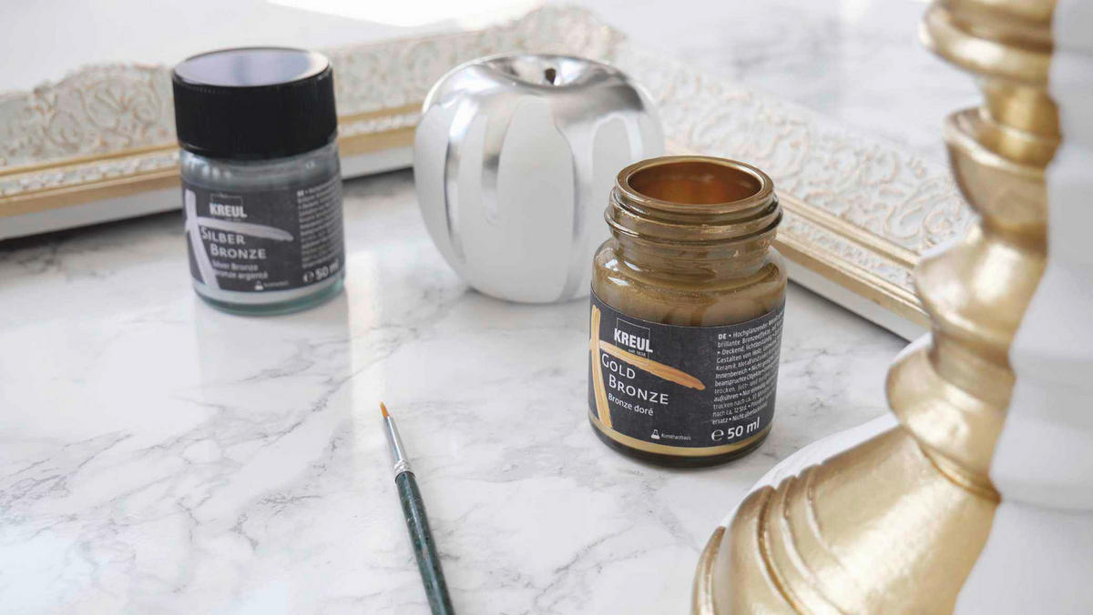 ACRYLFARBE - Silberfarben, Basics (4,5/6,5/4,5cm)