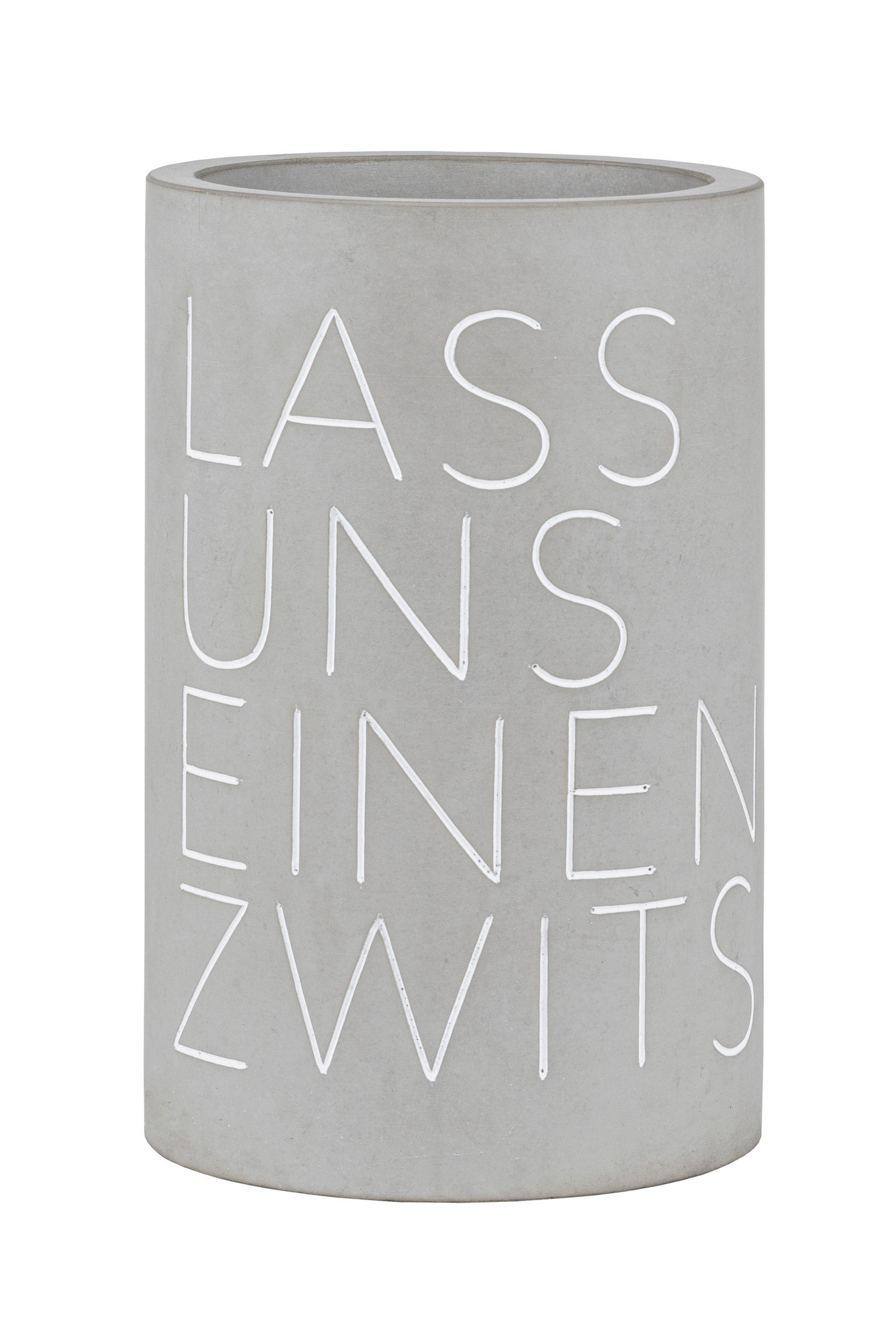 FLASCHENKÜHLER - Basics, Stein (13,5/21,5cm) - Räder