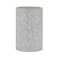 FLASCHENKÜHLER - Basics, Stein (13,5/21,5cm) - Räder