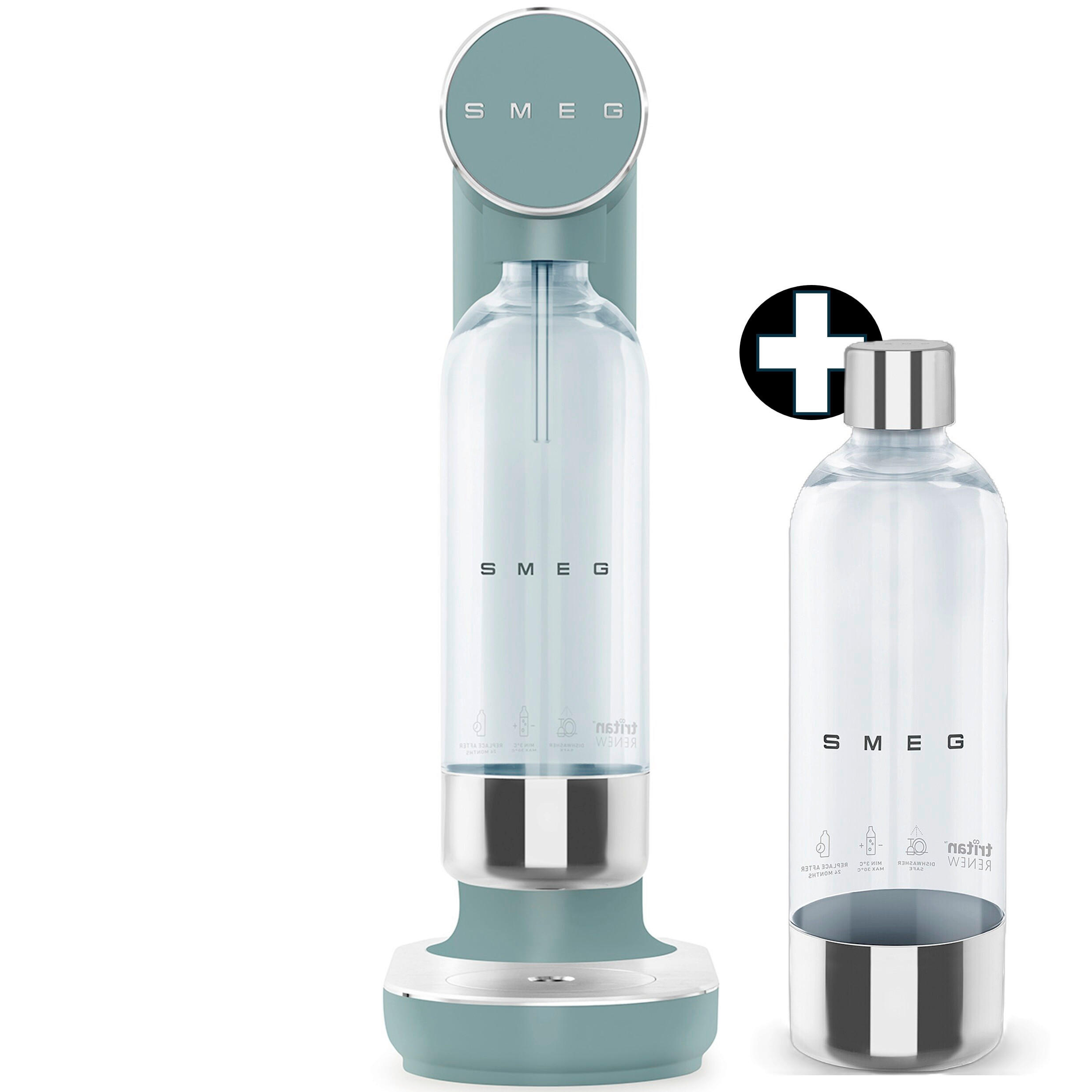 WASSERSPRUDLER Collezione  - Smaragdgrün, Basics, Kunststoff (13.5/42/24.5cm) - SMEG